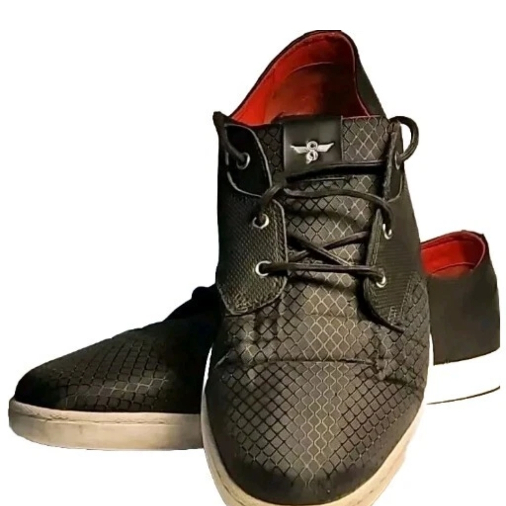 Creative Reaction Men’s Black Dress Shoes 11.5 Y2K Gothic Grunge Boho Retro[1D